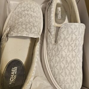 Michael Kors Gray Slip-On Sneakers